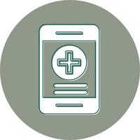 en ligne santé Assurance vecteur icône