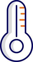 icône de vecteur de thermomètre