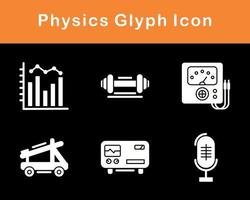 la physique vecteur icône ensemble