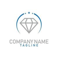 diamant or icône logo conception avec vecteur format.