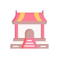 temple icône pour votre site Internet conception, logo, application, ui. vecteur