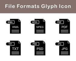 fichier les formats vecteur icône ensemble