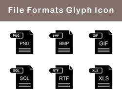 fichier les formats vecteur icône ensemble