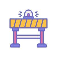 barrière icône pour votre site Internet conception, logo, application, ui. vecteur