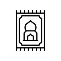 sajadah icône pour votre site Internet conception, logo, application, ui. vecteur