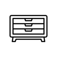 poitrine de tiroir icône pour votre site Internet conception, logo, application, ui. vecteur