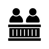 jury icône pour votre site Internet conception, logo, application, ui. vecteur