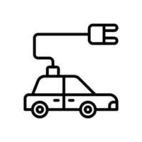 électrique voiture icône pour votre site Internet conception, logo, application, ui. vecteur