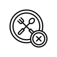 jeûne icône pour votre site Internet conception, logo, application, ui. vecteur