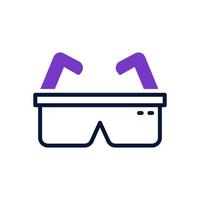 icône de lunettes pour votre site Web, mobile, présentation et création de logo. vecteur