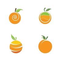 logo de mangue et modèle de vecteur de fruits icône