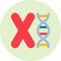 chromosome vecteur icône