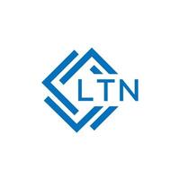 ltn Créatif cercle lettre logo concept. ltn lettre design.ltn lettre logo conception sur blanc Contexte. ltn Créatif cercle lettre logo concept. ltn lettre conception. vecteur