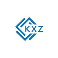 kxz lettre logo conception sur blanc Contexte. kxz Créatif cercle lettre logo concept. kxz lettre conception. vecteur