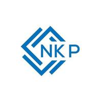 nkp Créatif cercle lettre logo concept. nkp lettre design.nkp lettre logo conception sur blanc Contexte. nkp Créatif cercle lettre logo concept. nkp lettre conception. vecteur