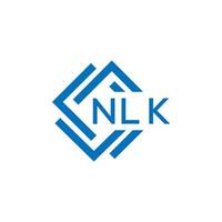 nlk Créatif cercle lettre logo concept. nlk lettre conception. vecteur