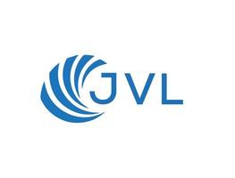jvl abstrait affaires croissance logo conception sur blanc Contexte. jvl Créatif initiales lettre logo concept. vecteur