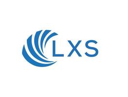 lxs abstrait affaires croissance logo conception sur blanc Contexte. lxs Créatif initiales lettre logo concept. vecteur