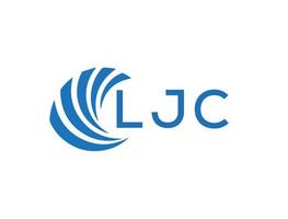 ljc abstrait affaires croissance logo conception sur blanc Contexte. ljc Créatif initiales lettre logo concept. vecteur