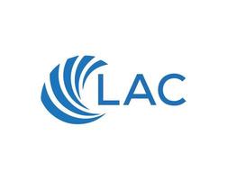 lac abstrait affaires croissance logo conception sur blanc Contexte. lac Créatif initiales lettre logo concept. vecteur