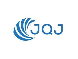 jqj abstrait affaires croissance logo conception sur blanc Contexte. jqj Créatif initiales lettre logo concept. vecteur