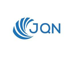 jqn abstrait affaires croissance logo conception sur blanc Contexte. jqn Créatif initiales lettre logo concept. vecteur