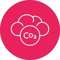 icône de vecteur de co2