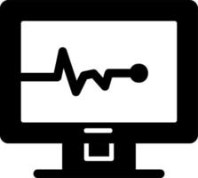 icône de vecteur de cardiogramme