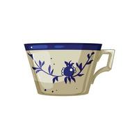 nourriture ancien tasse dessin animé vecteur illustration