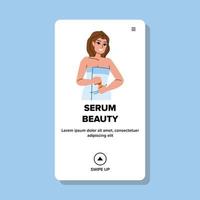 sérum beauté vecteur