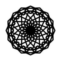 motif de motifs ornementaux en forme de cercle pour la décoration, le motif de motifs, l'ornement, l'arrière-plan, le site Web ou l'élément de conception graphique. illustration vectorielle vecteur