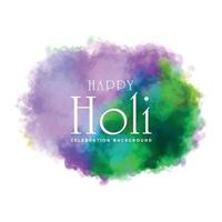 happy holi fête du printemps indien de fond de couleurs vecteur