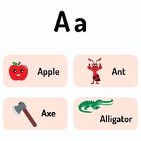 des lettres dans alphabet vecteur