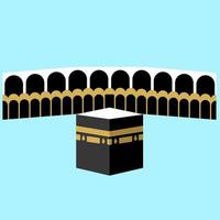 Kaaba à la Mecque vecteur