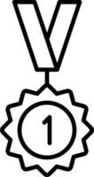 icône de vecteur de médaille