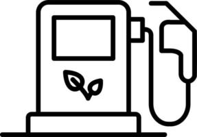 icône de vecteur de carburant écologique