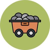 icône de vecteur de charbon