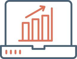 icône de vecteur de croissance