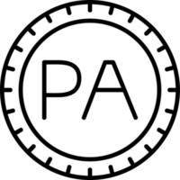 Panama cadran code vecteur icône
