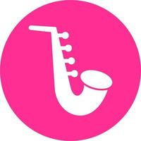 icône de vecteur de saxophone