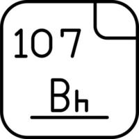 bohrium vecteur icône