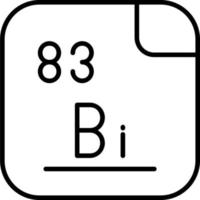 bismuth vecteur icône