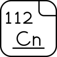 copernicium vecteur icône