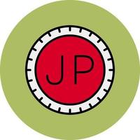 Japon cadran code vecteur icône