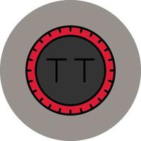 Trinidad et Tobago cadran code vecteur icône