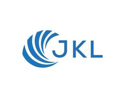 jkl abstrait affaires croissance logo conception sur blanc Contexte. jkl Créatif initiales lettre logo concept. vecteur