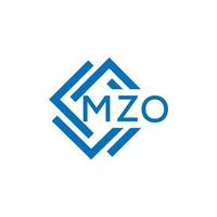 mzo lettre logo conception sur blanc Contexte. mzo Créatif cercle lettre logo concept. mzo lettre design.mzo lettre logo conception sur blanc Contexte. mzo c vecteur