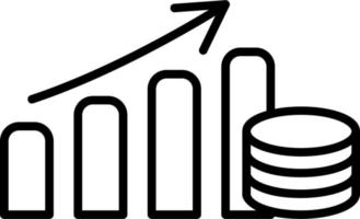 icône de vecteur de croissance