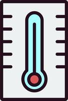 icône de vecteur de thermomètre