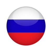 drapeau russe bouton. conception élément pour sites Internet, applications. vecteur illustration isolé sur blanc Contexte